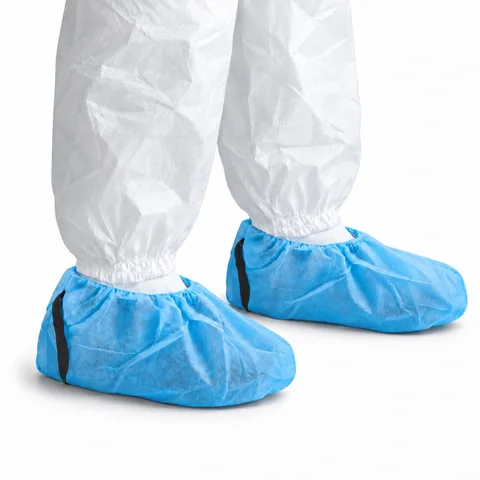 PP Shoe Covers with Conductive Strap