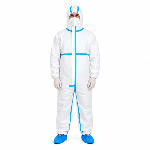 SMS Disposable Coverall with Taped Seams