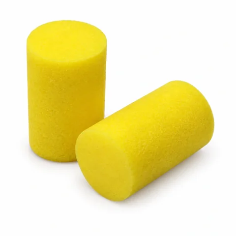 Cylindrical Foam Earplugs