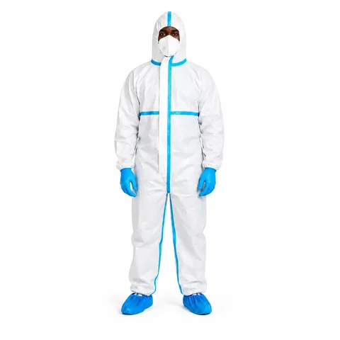 Microporous Disposable Coverall with Hood