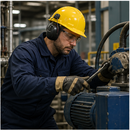 Reusable PPE used for industrial maintenance