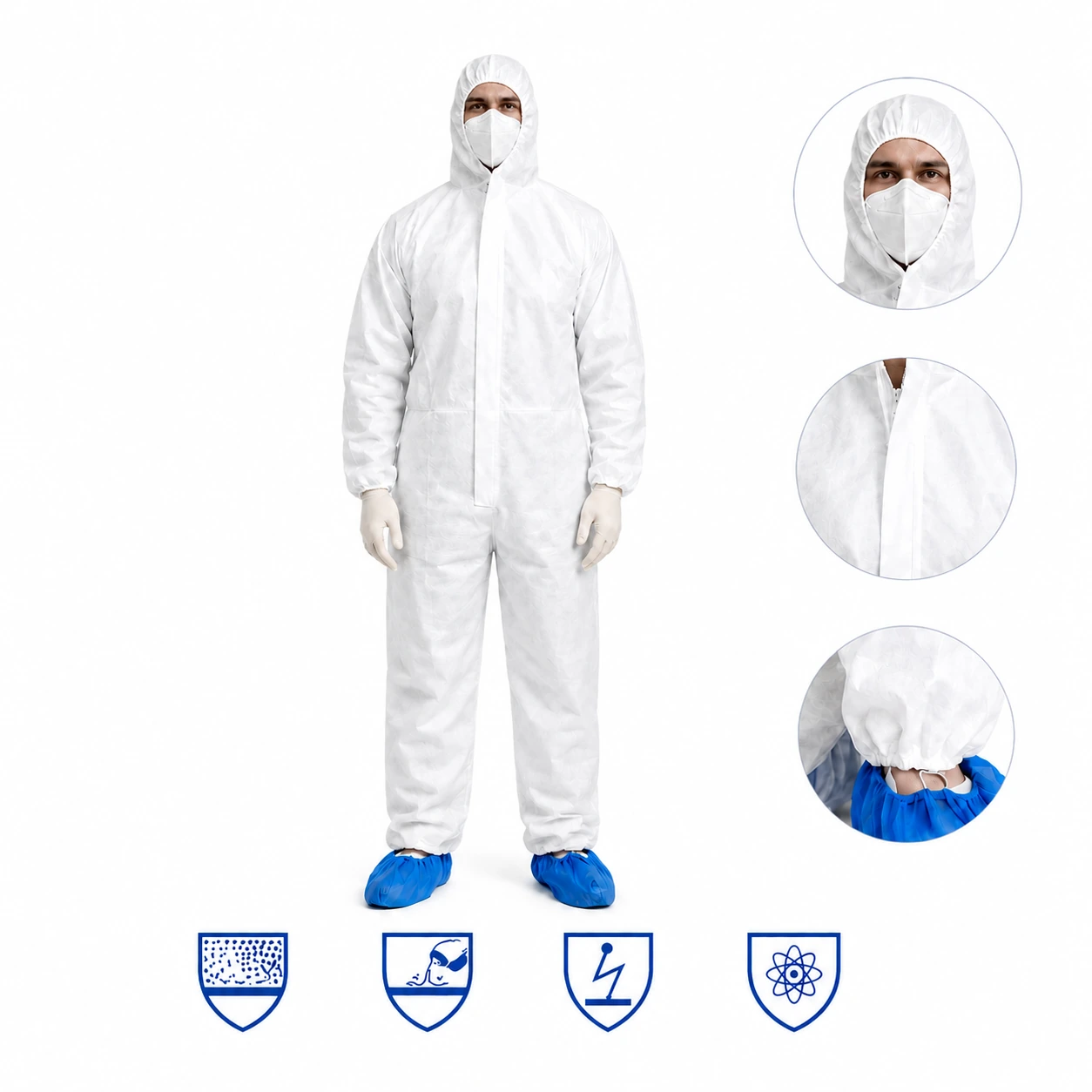 SMS Protective Coverall with Hood