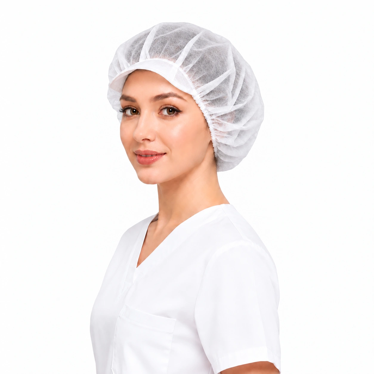 Peaked Bouffant Cap