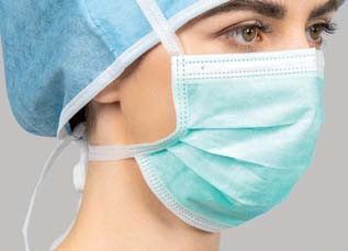 3-Ply Tie-On Surgical Face Mask