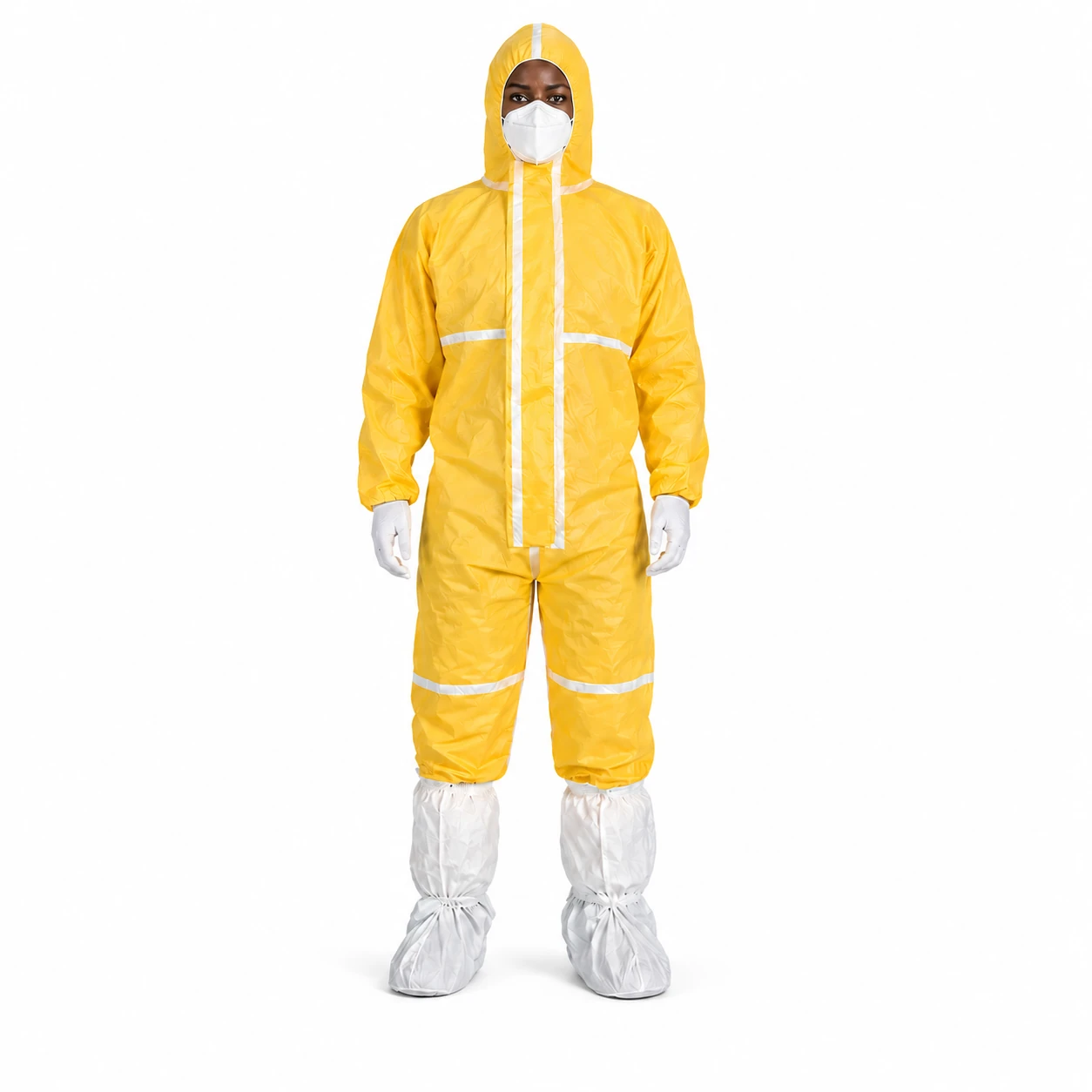 SMS/PE Disposable Coverall with Taped Seams